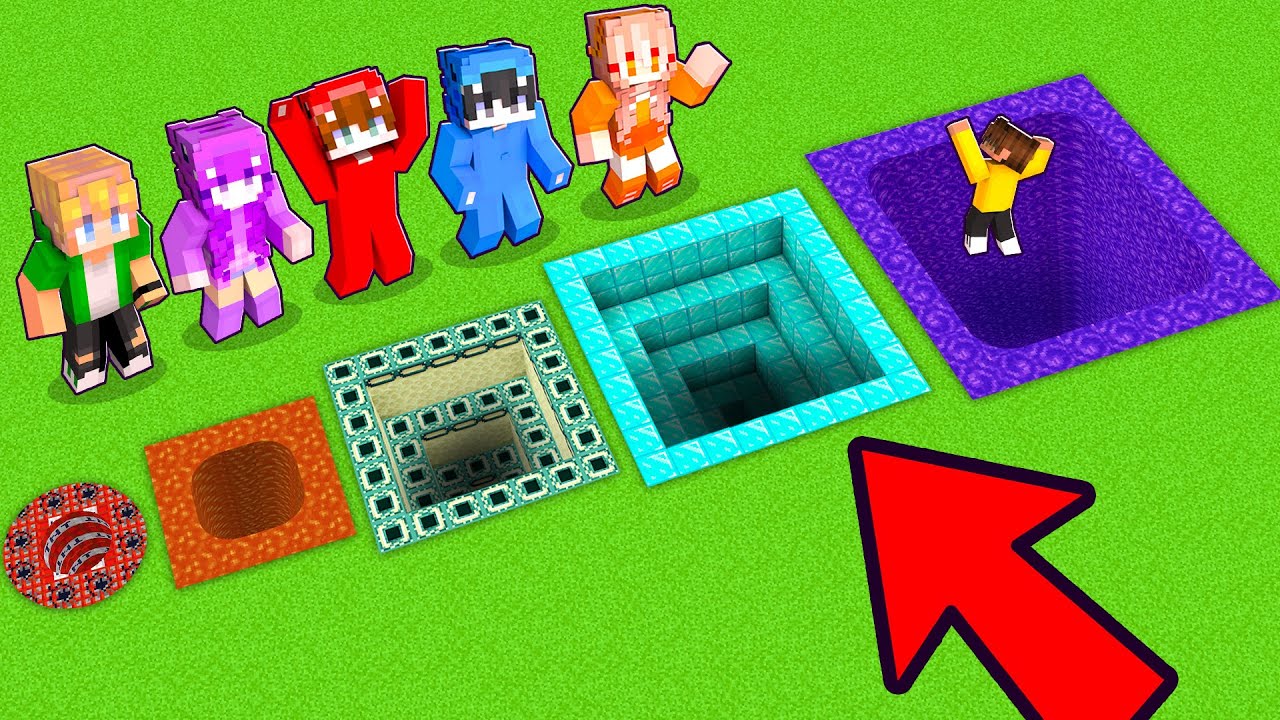 SI ENTRAS AL AGUJERO EQUIVOCADO, MUERES - Minecraft
