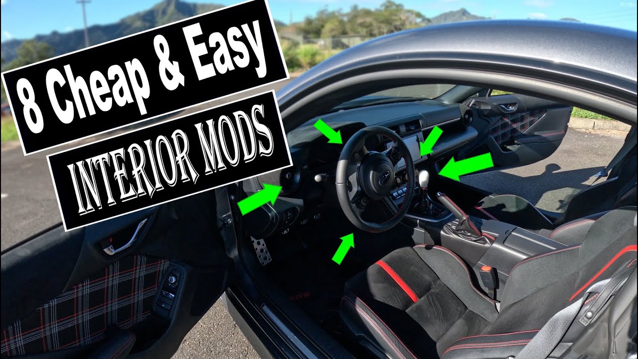 GR86 BRZ 2022+ 8 Cheap & Easy Interior Mods