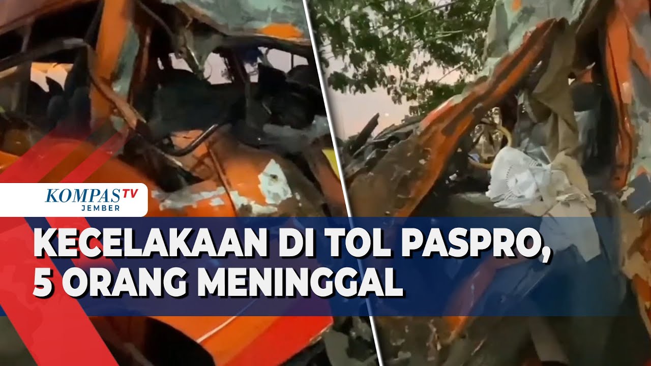 Minibus Tabrak Truk di Tol Pasuruan-Probolinggo, 5 Orang Meninggal