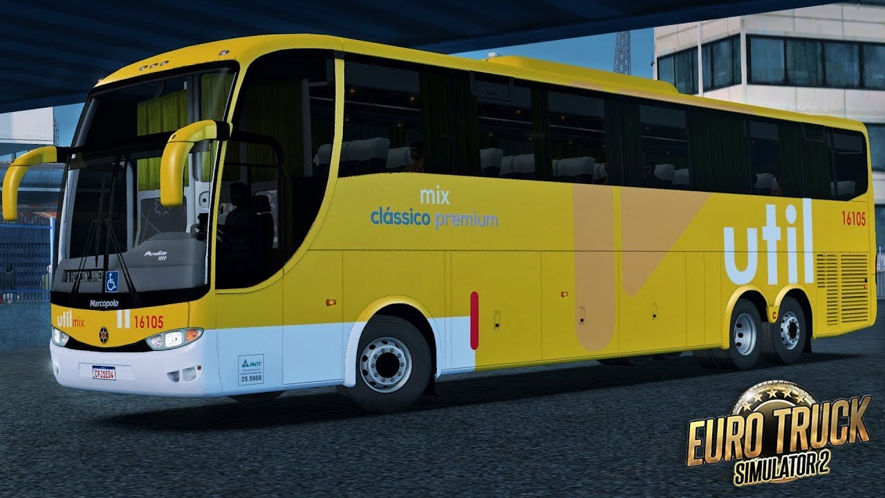 ETS 2 | MOD BUS – EAA+RBR+RJ MAP | PARADISO G6 1200 MB O500RSD | UTIL | B. Horizonte / R. de Janeiro