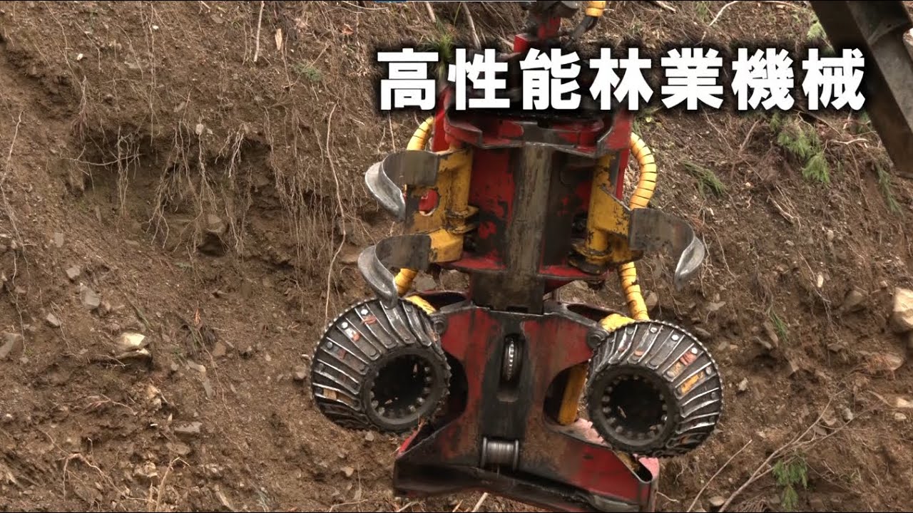 茨城の林業　―山で活躍する高性能林業機械―