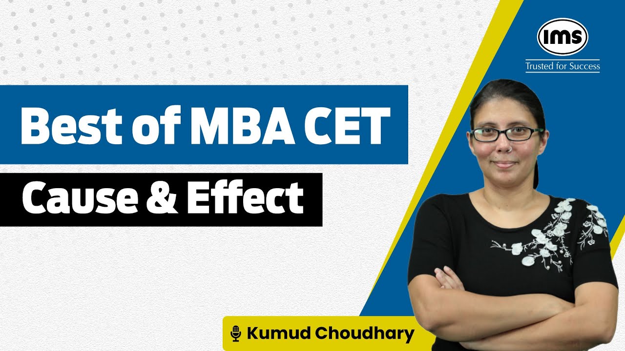 🟠Cause & Effect - MBA CET 2025 Preparation | Kumud Choudhary | MBA CET Verbal Ability