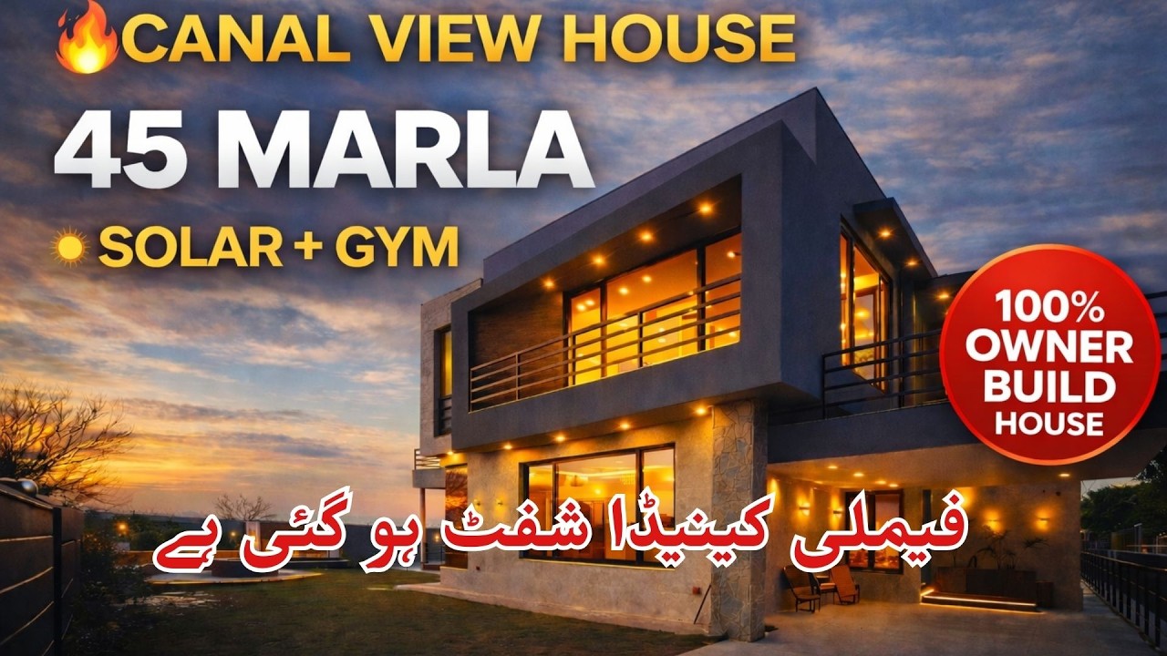 45 Marla Triple Storey House for Sale in Bahria | Owner Shifted to Canada | Urgent Sale