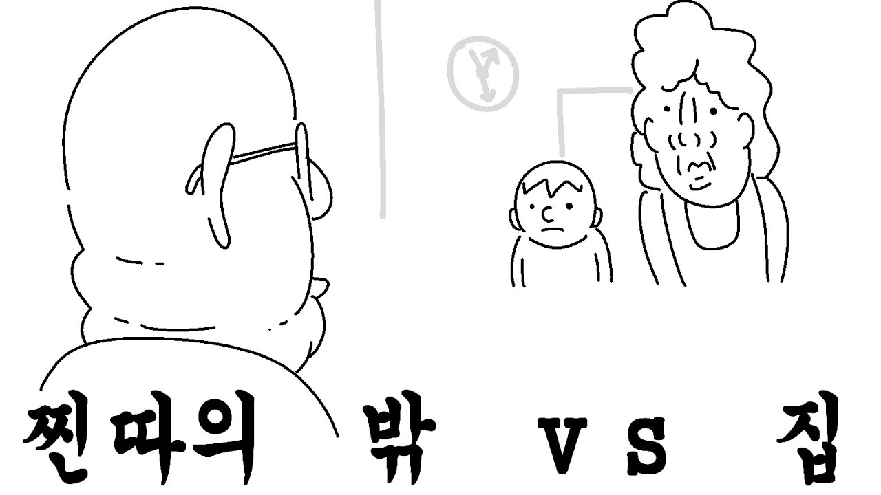 찐따의 밖 vs 집