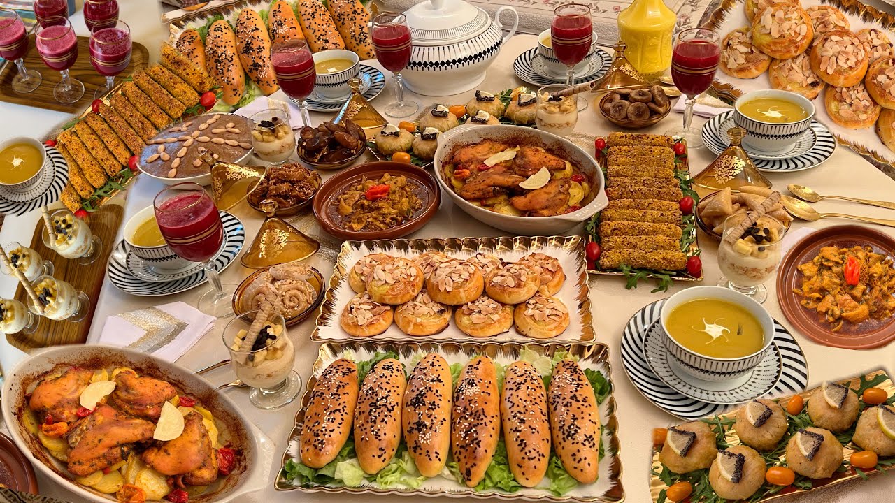 تاني فطور رمضان🌙كامل مكمول فيه عشا وسحور💪بشهيوات اقتصادين بعجينة وحدة حضري المالح والحلو