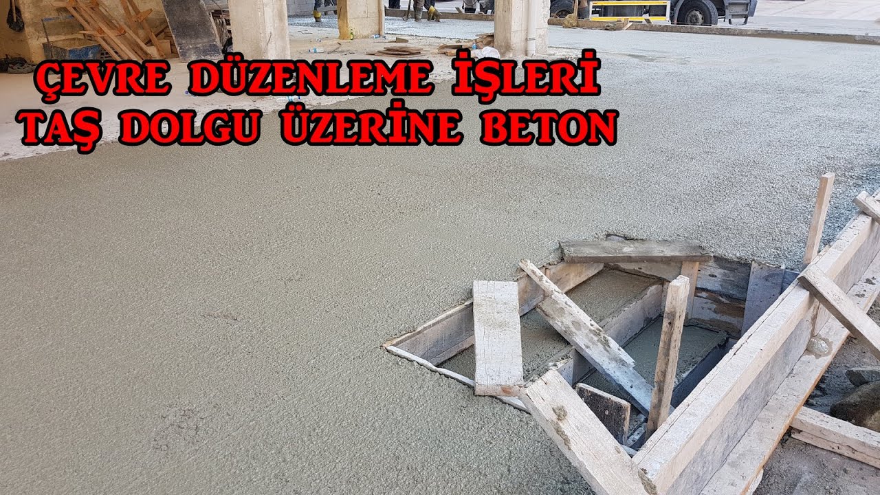 TAŞ #DOLGU ÜZERİNE 10 CM #BETON ATTIK ! / DÜKKAN ÖNÜ ÇEVRE DÜZENLEME VE  #PEYZAJ ÇALIŞMASI