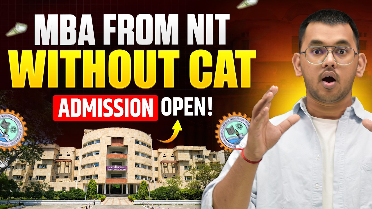MBA from NIT Allahabad Without CAT 🤯 | MNNIT Allahabad 2026 Admission, Cutoff & Placement Reality!