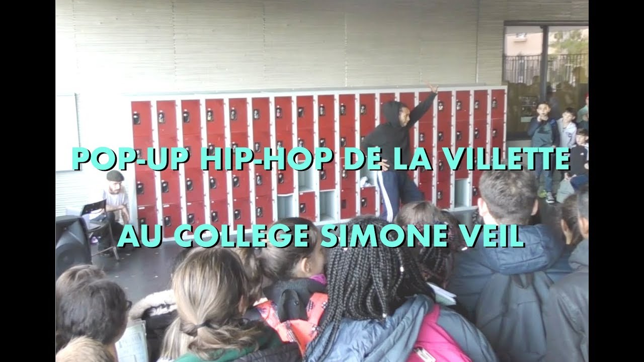 Pop-Up hip-hop de la Villette au collège Simone Veil
