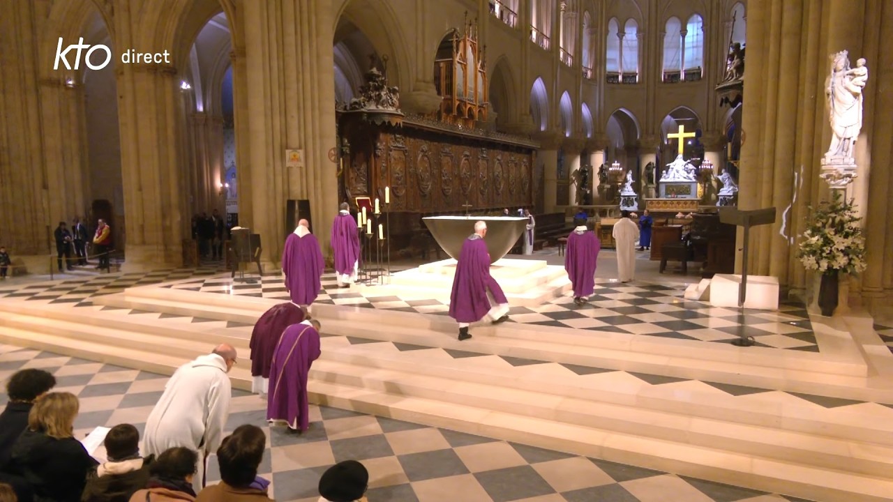 Messe du 18 février 2026 à Notre-Dame de Paris || Mercredi des Cendres