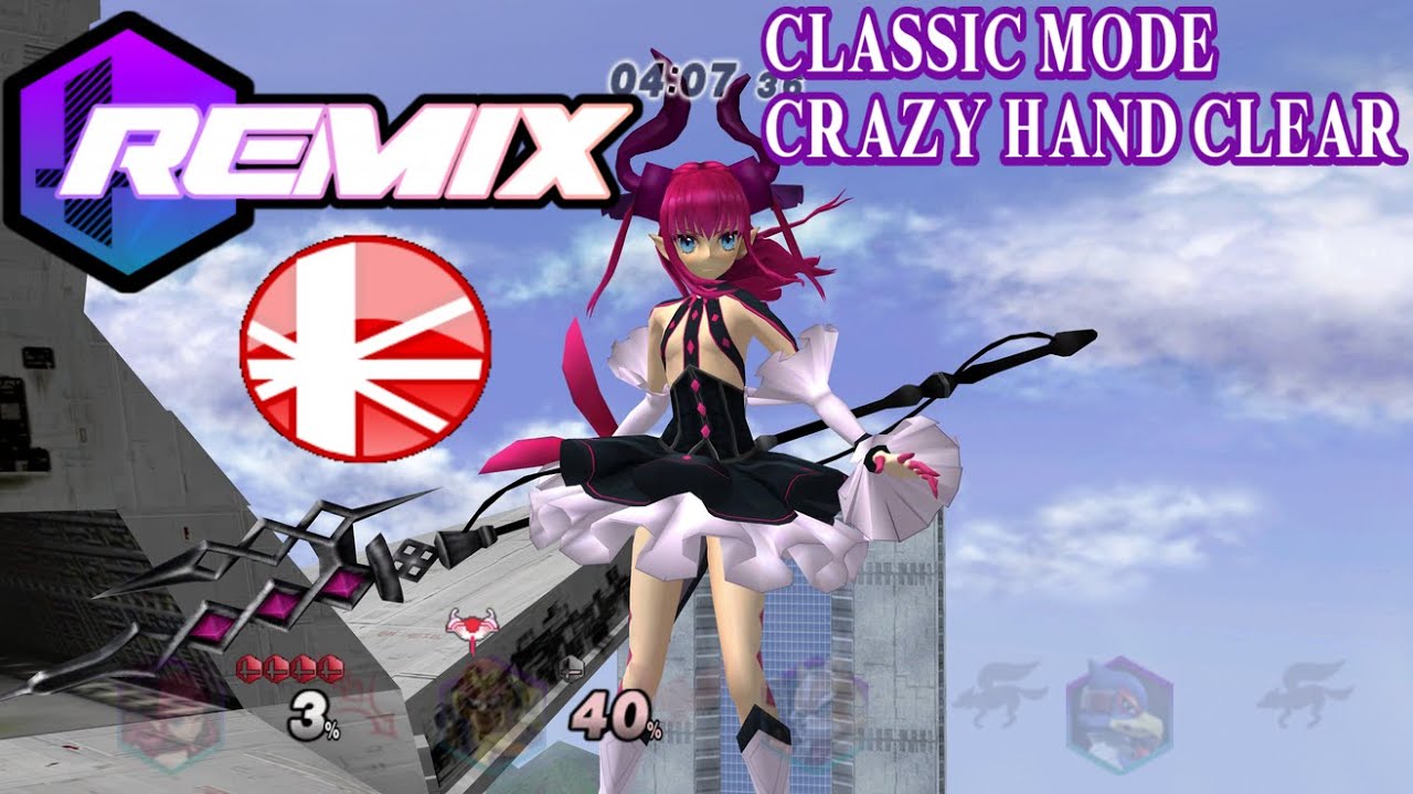 Project M Ex Remix 0.95DX - Classic Mode on Intense with Elizabeth (Crazy Hand Clear)
