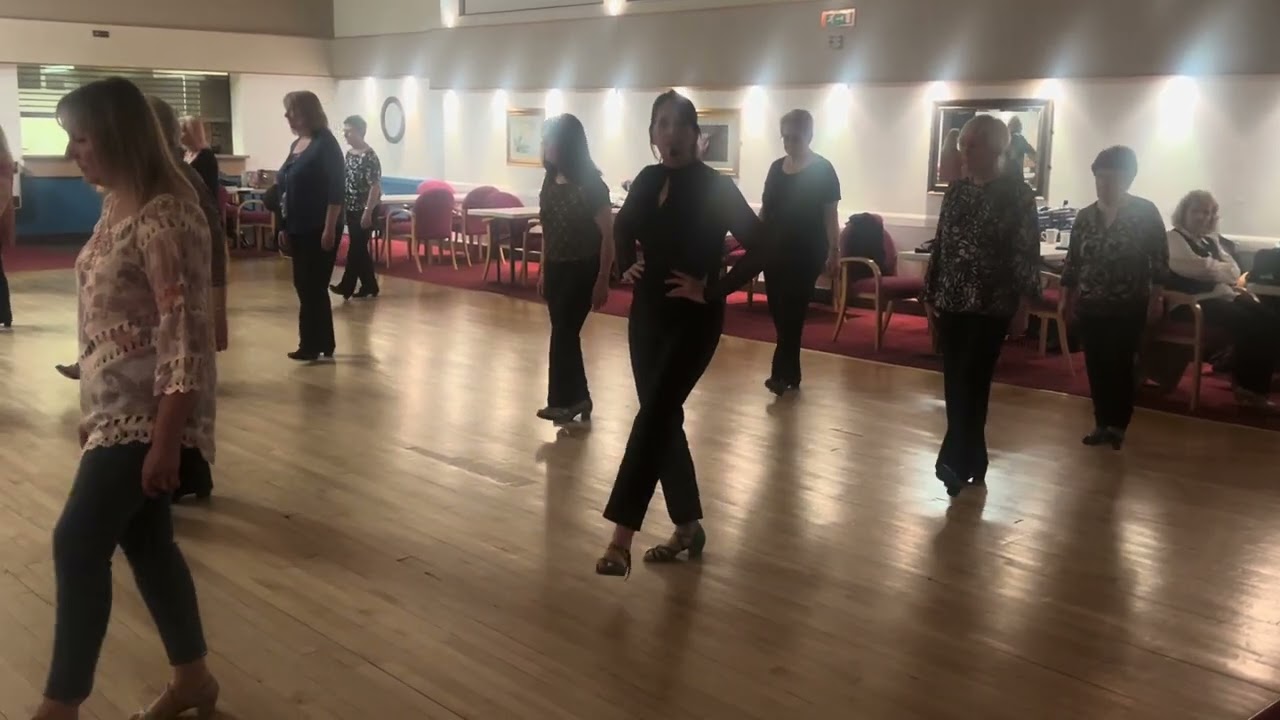 Straight Line     Line Dance  Demonstration with Maggie Gallagher. Walk Through with Counts