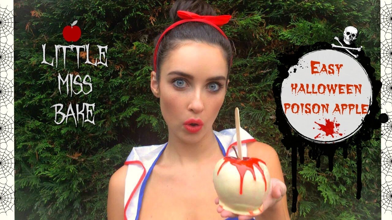 Easy Halloween Poison Apple