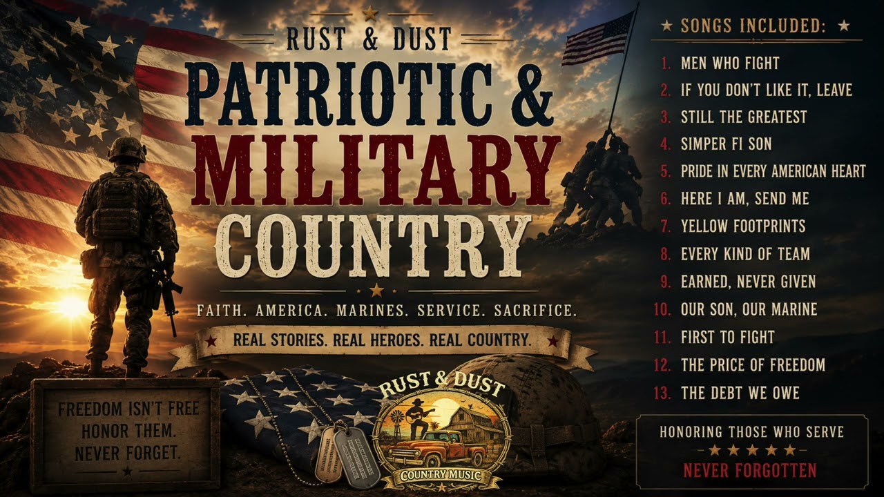 Patriotic & Military Country | Songs of Faith, Service, Sacrifice & American Pride