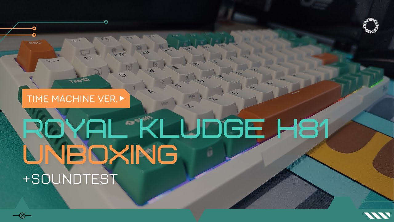 Royal Kludge RKH81: Time Machine | UNBOXING + SOUND TEST