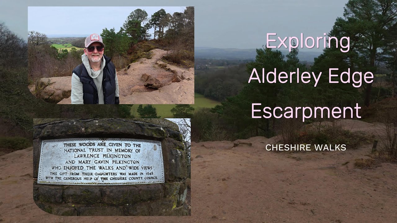 Exploring Alderley Edge Escarpment Cheshire
