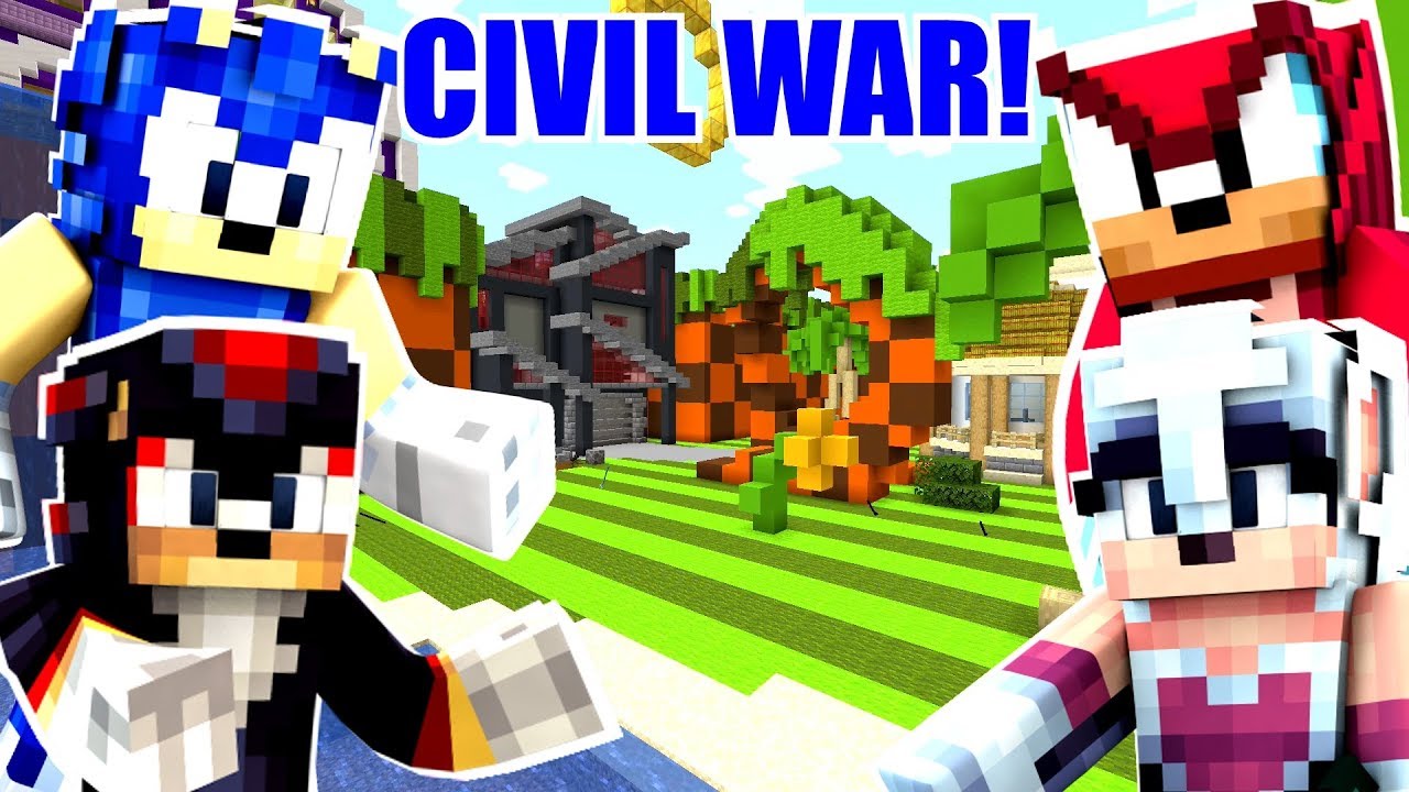Minecraft Sonic The Hedgehog - Sonic Starts A Civil War! [98]