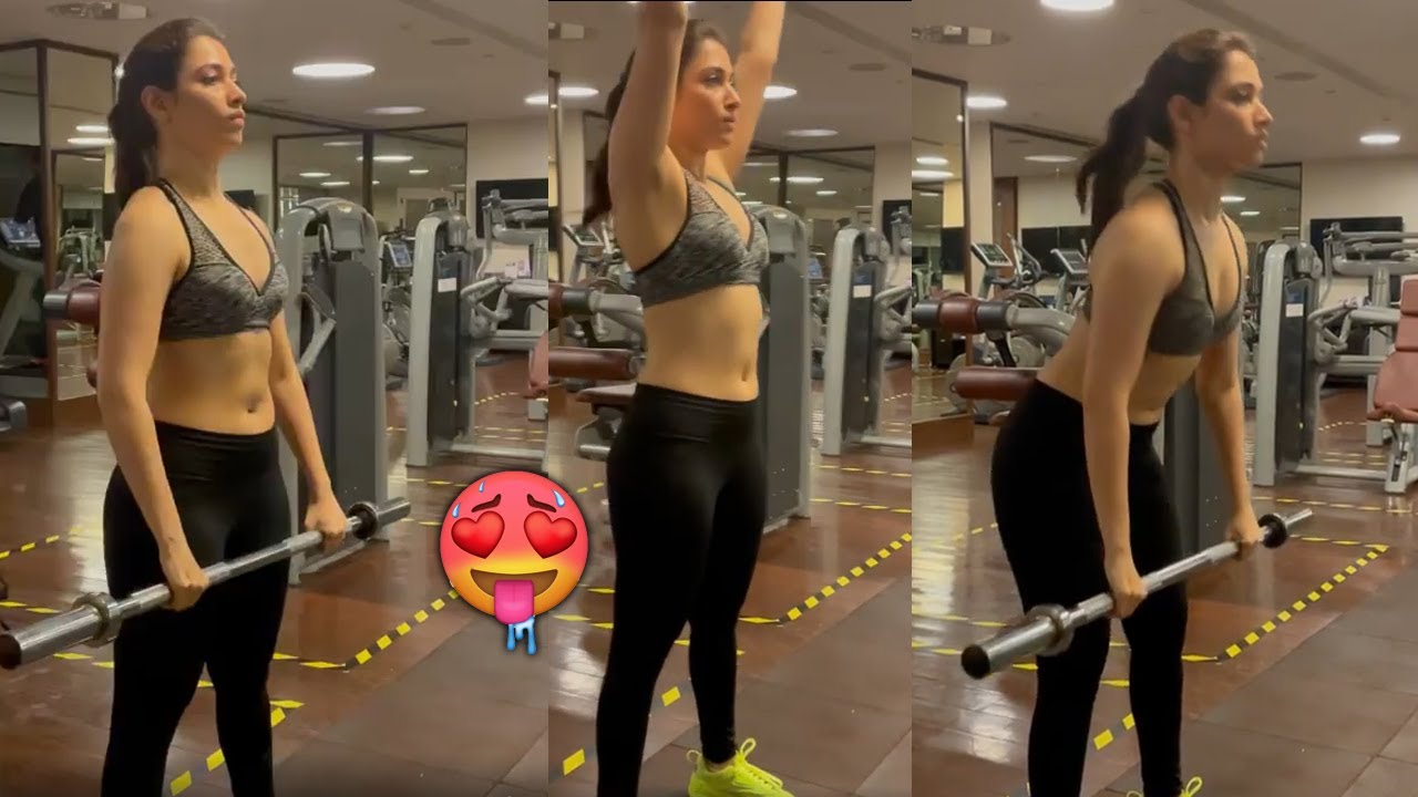 Tamannah Bhatia New WorkOut Video At Gym | Tamannah | Gym | WorkOut | FilmyLooks |