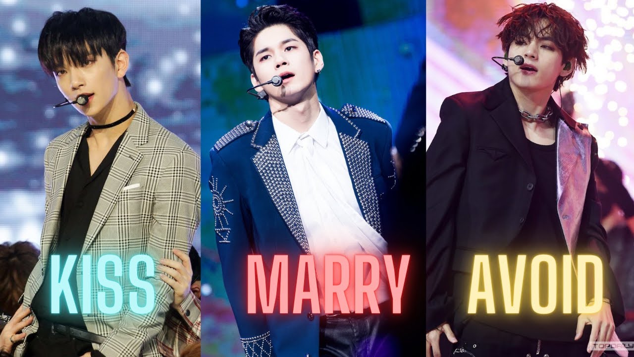 KPOP GAME | KPOP KISS MARRY AVOID #5 MALE IDOLS [SAME AGE EDITION]