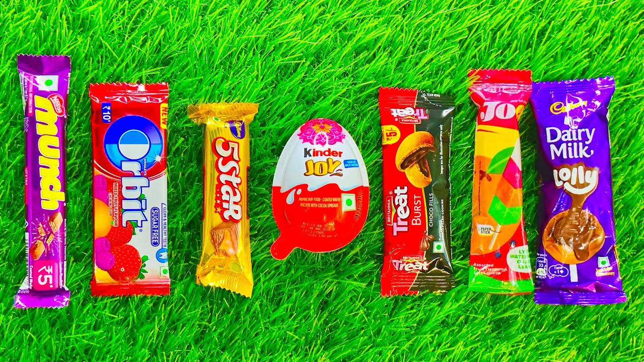 ASMR Most Popular Candys | Some Lots of Colourful Rainbow Lollipop Candy | Satisfying Chocolate Eat