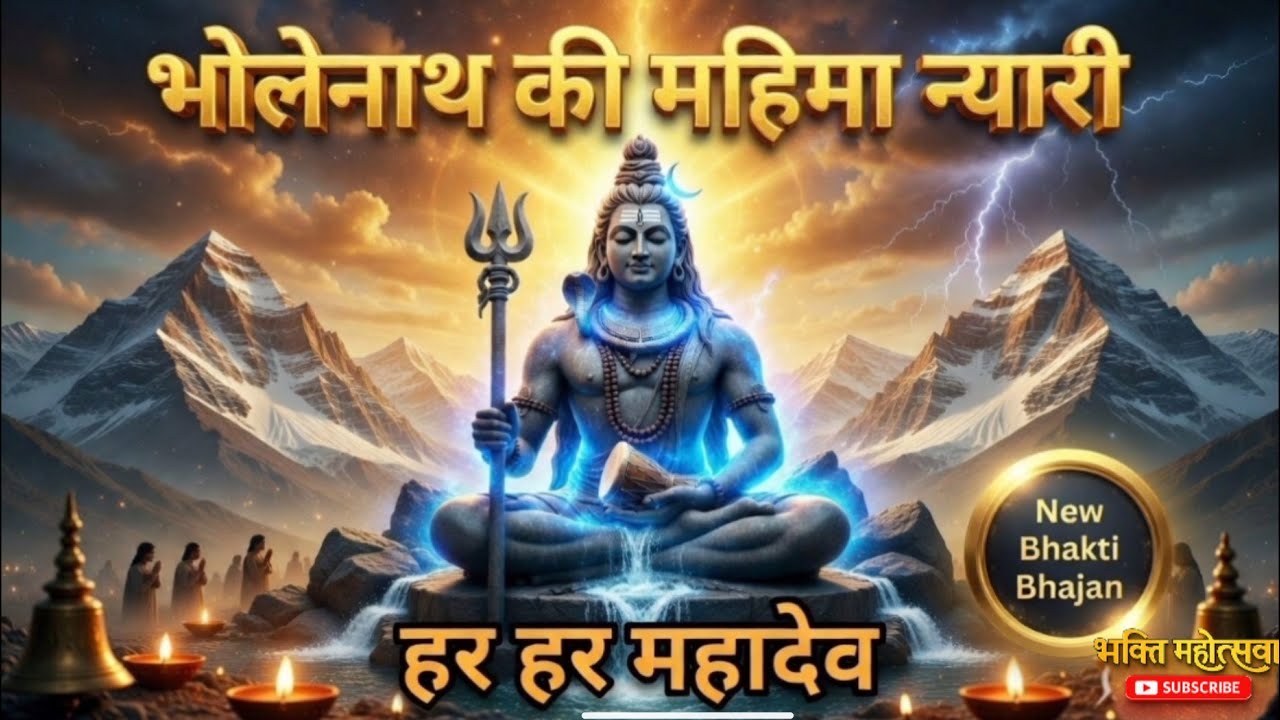 भोलेनाथ की महिमा न्यारी | Har Har Mahadev Bhajan | Shiv Bhajan 2026 | Bhakti Mahotsava