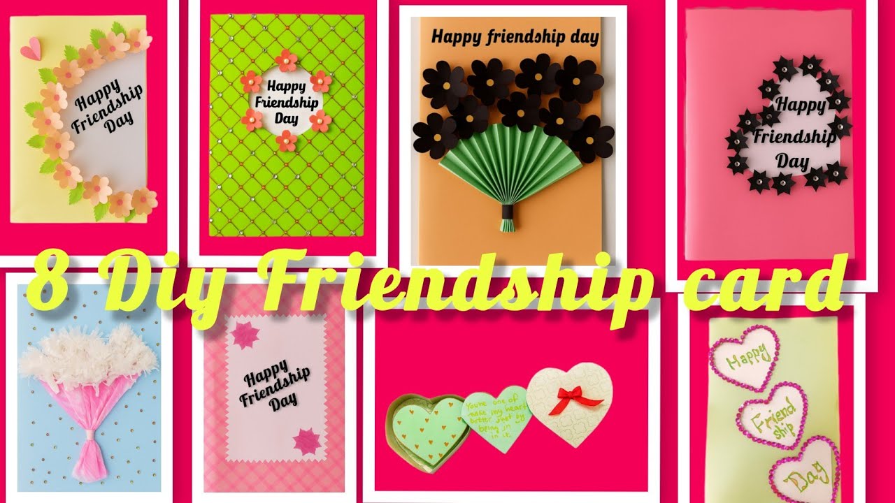Make Your Own AMAZING DIY Friendship Day Card! Easy and beautiful greeting card |