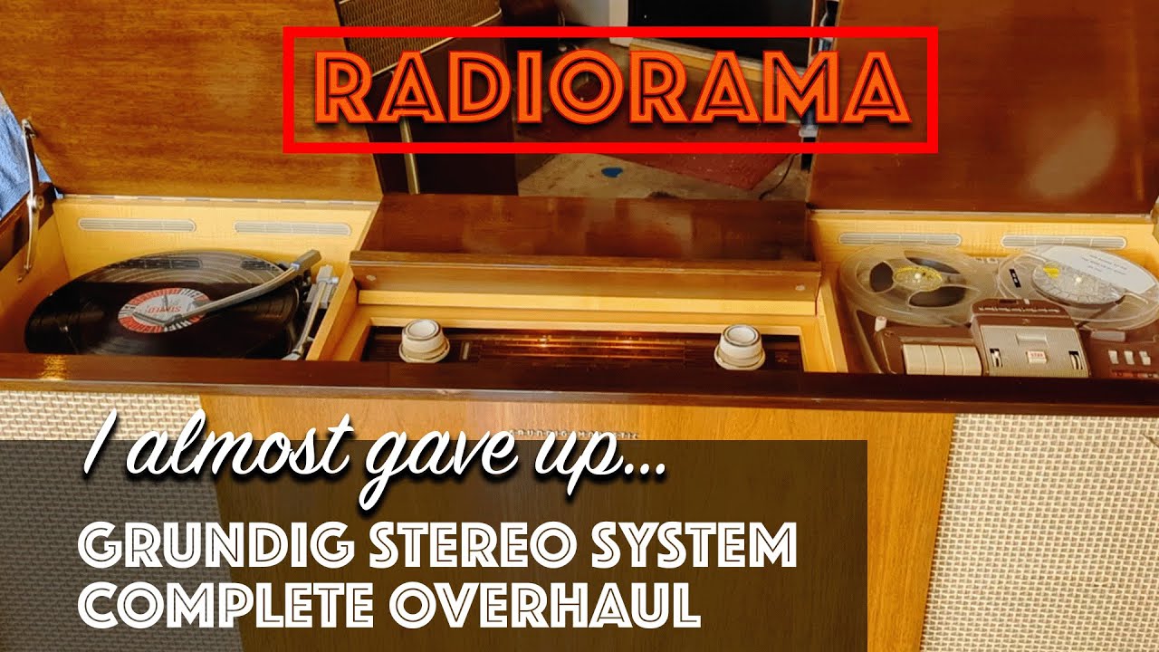 I almost gave up: Confounding Grundig Stereo Overhaul