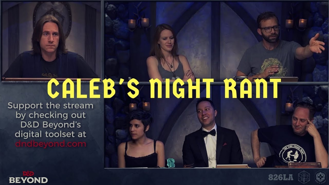 Caleb's Night Rant