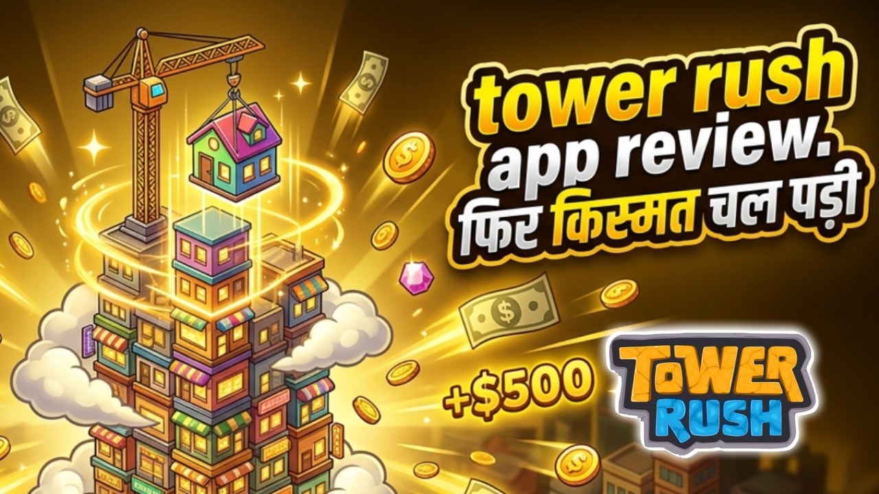 Tower Rush New Update Review | Money Earning Game 2026 | Withdrawal Proof
