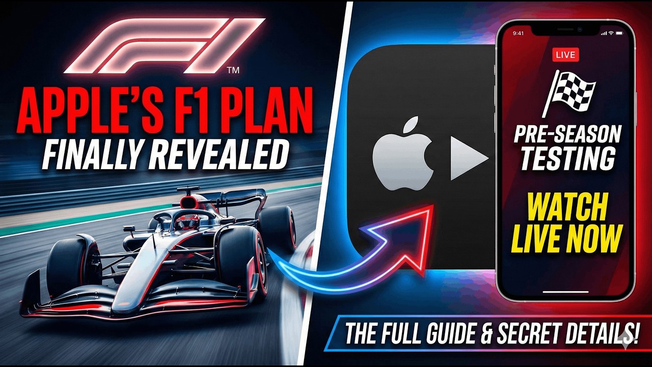 We FINALLY Know Apple&rsquo;s F1 Streaming Plan &mdash; Here&rsquo;s How to Watch Pre-Season Testing LIVE!