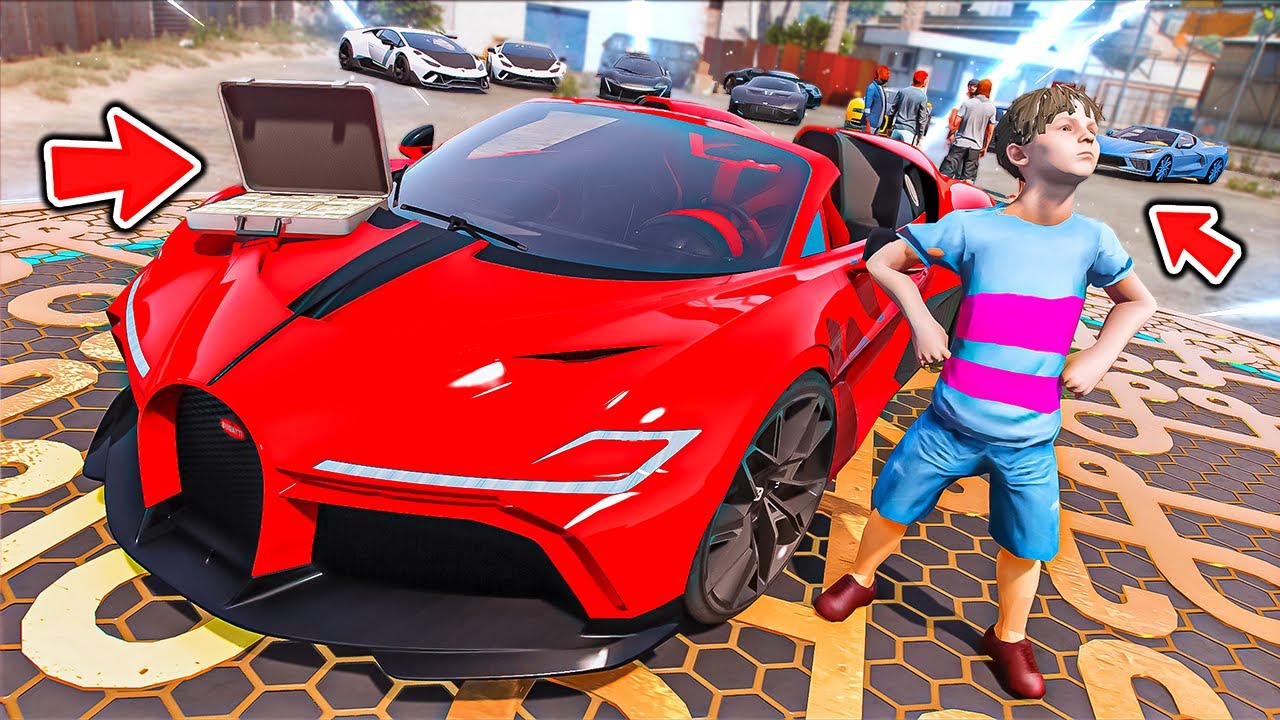 فاز في سباق المجرمين وربح البوقاتي !! || GTA V