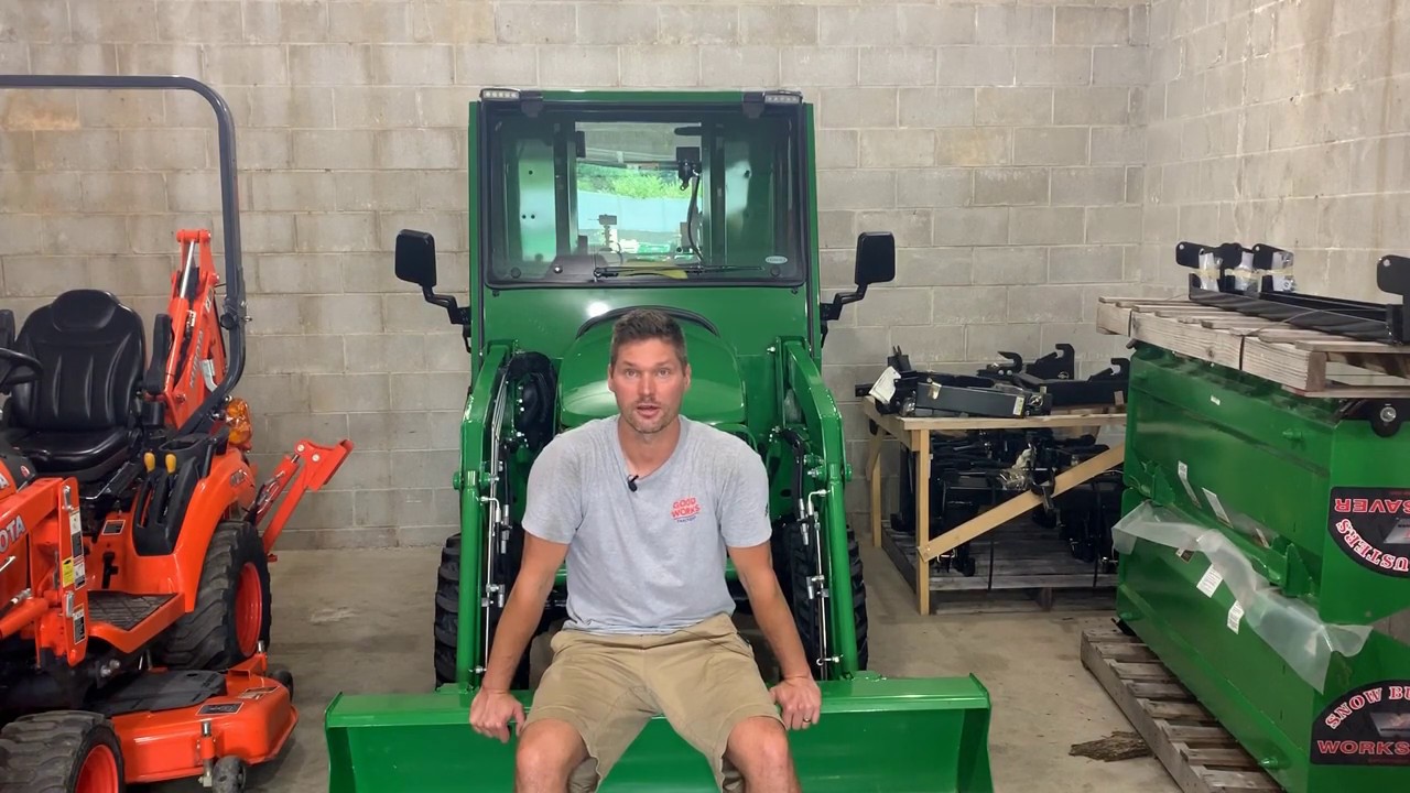 How To Open Your John Deere Or Kubota Tractor Hood & Differences In Engine Compartment Access!