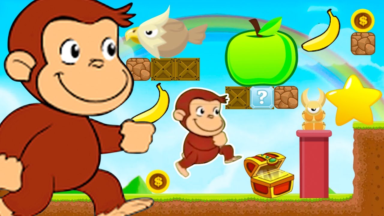 Jorge el Curioso - George Jungle Adventure episodio #4 nivel 13 al 17