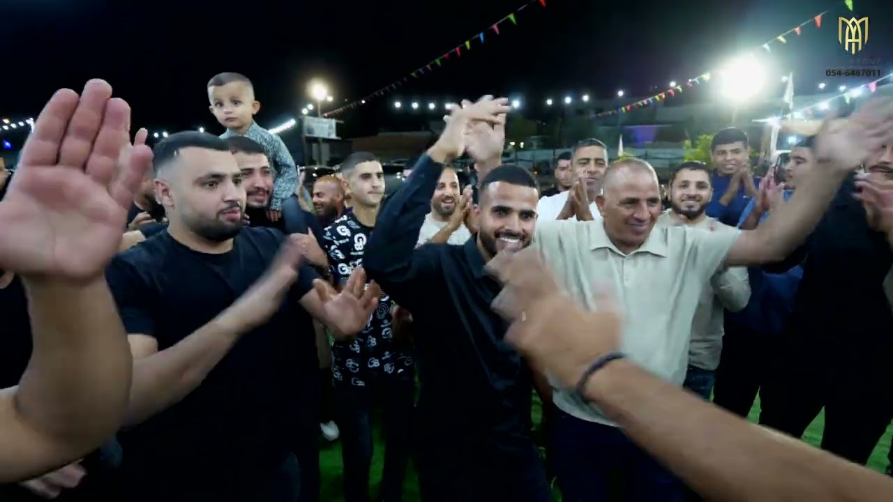 افراح ال ابو صيام - استقبال العريس توفيق مع الفنان وضاح السويطي ودحيه مع  ابو عرب وابراهيم شيخ العيد