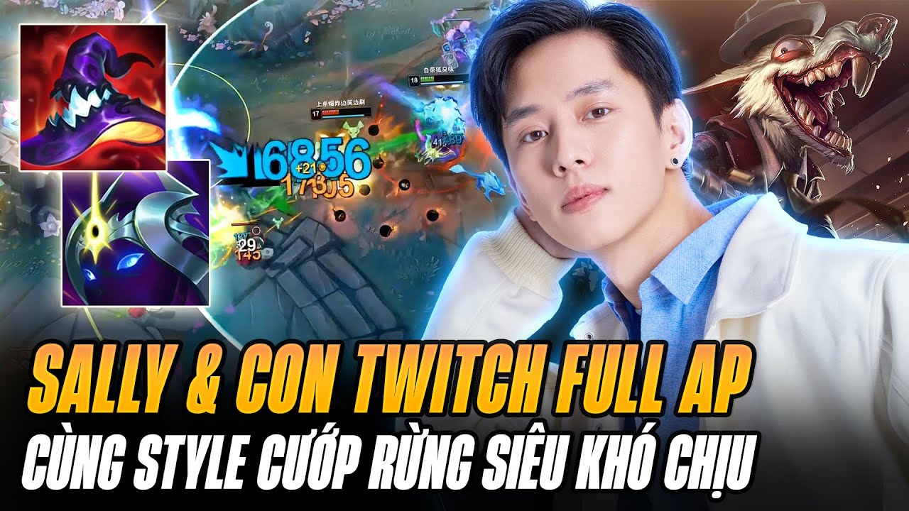 Twitch AP Của Sally Farm Hơn 30 Mạng Với Lối Cướp Rừng Kh&oacute; Chịu Khiến Đối Thủ Kh&oacute;c Th&eacute;t