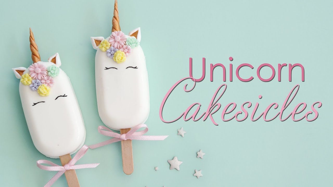 Unicorn Cakesicle / Cake Popsicle Tutorial