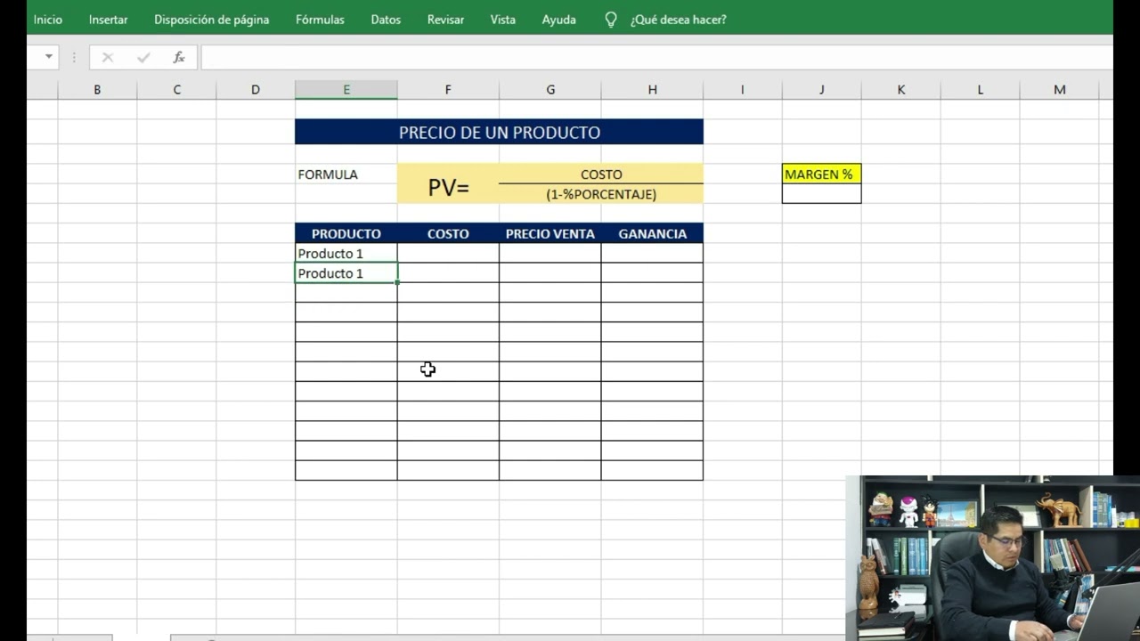 ¿Cómo calcular el precio de venta de un producto y obtener su margen de utilidad?