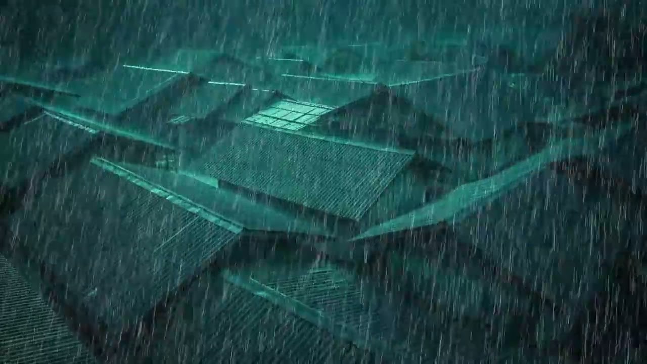No Ads Rain Sounds for Sleeping – Heavy Tin Roof Rain to Reduce Stress and Sleep Deep