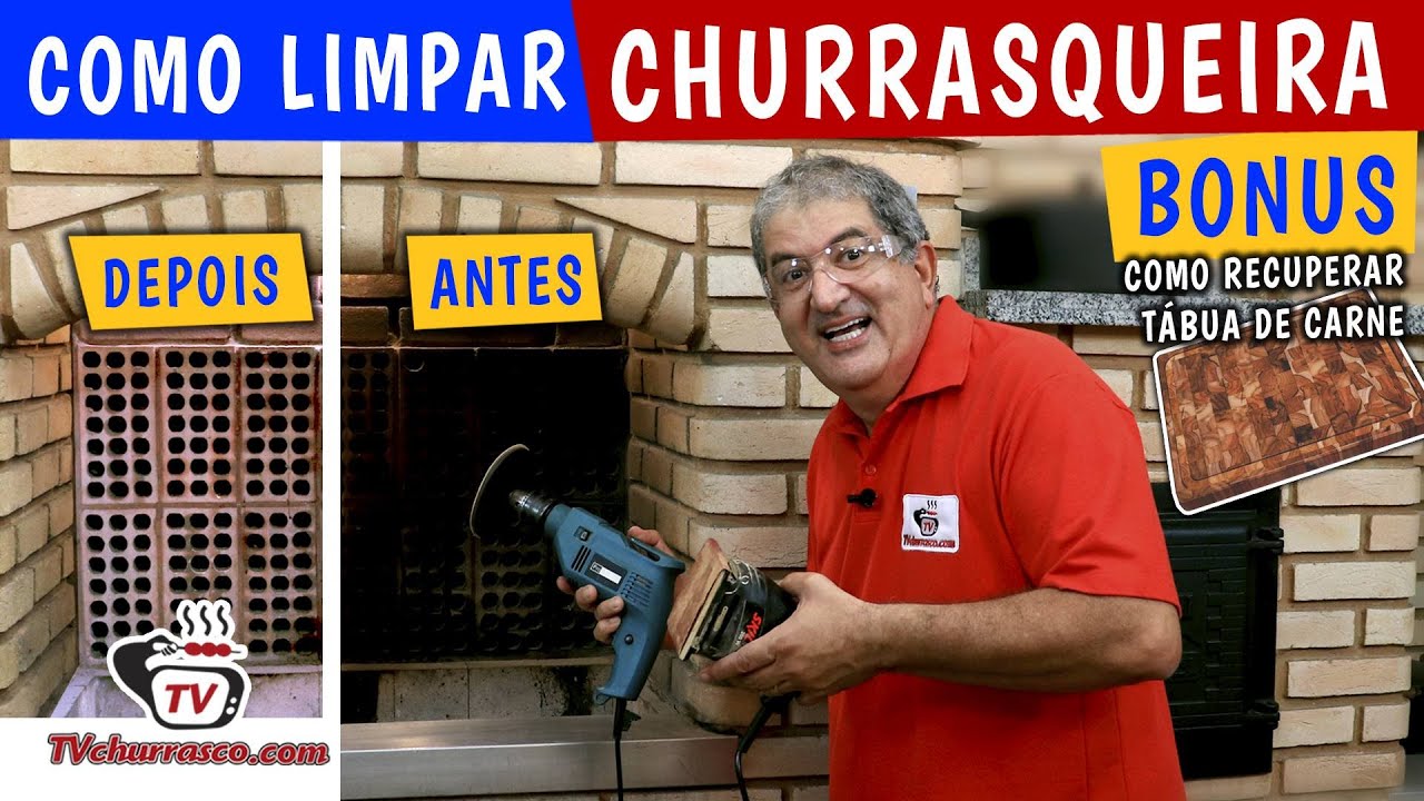 Como Limpar Churrasqueira e Como Recuperar T&aacute;bua de Carne - TvChurrasco