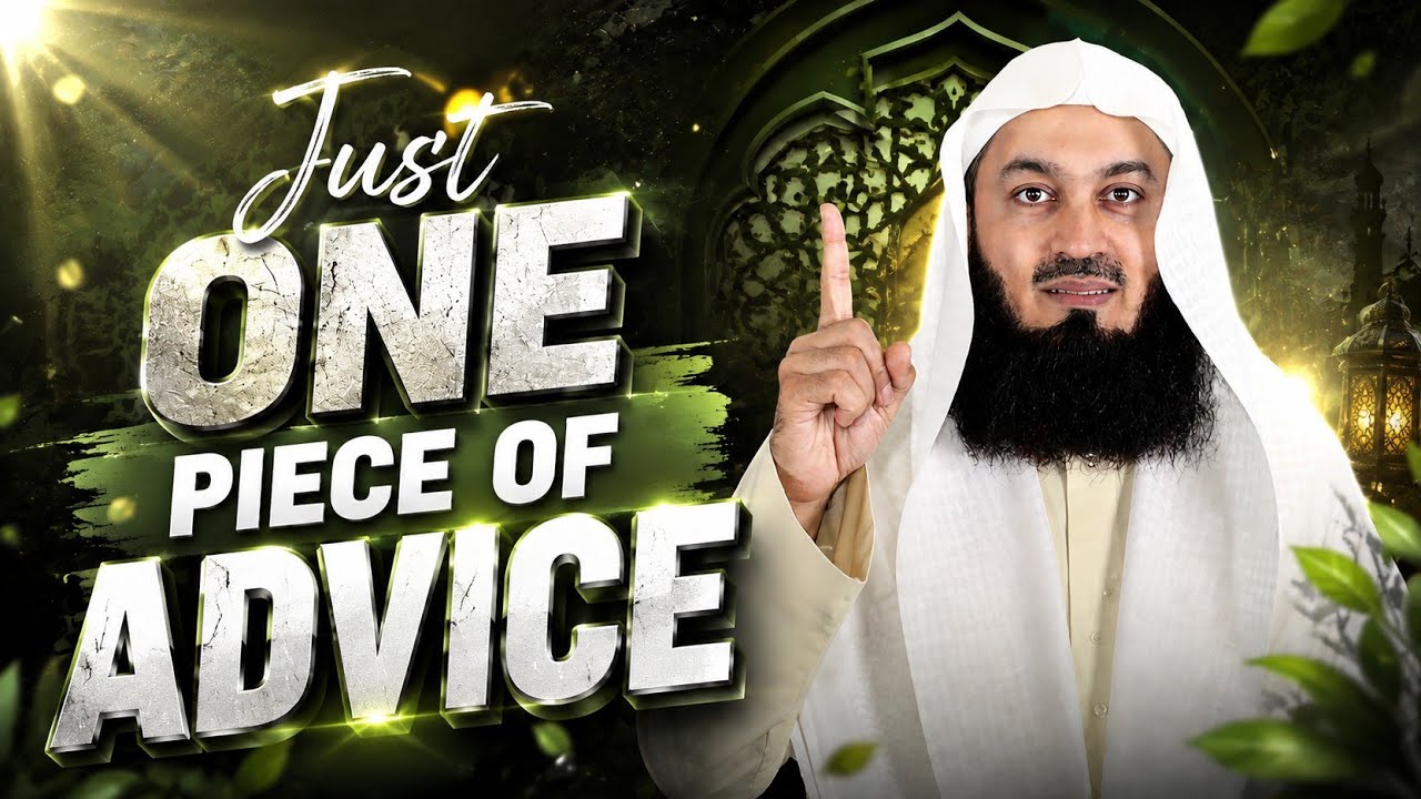 NEW | Just One Piece of Advice | Mufti Menk - Lanarkshire | 2026