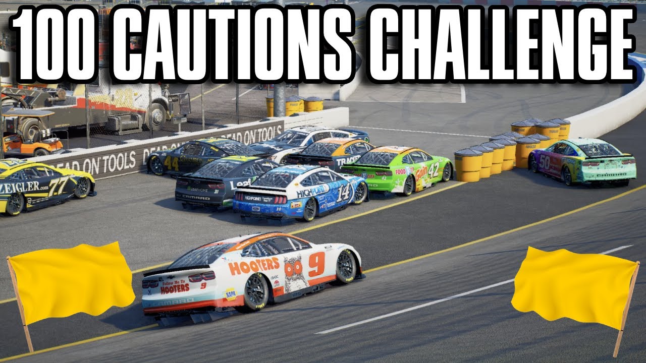 THE 100 CAUTIONS CHALLENGE | 100% FULL RACE