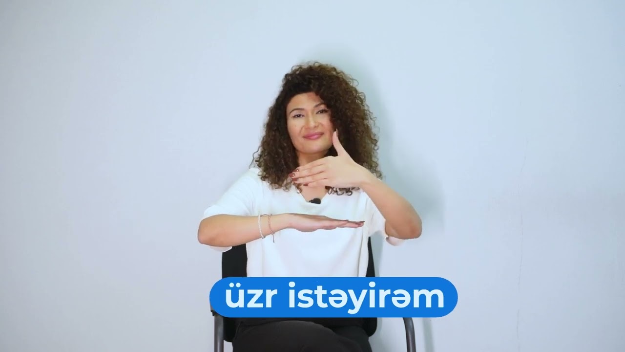 İşarə dilində feilləri öyrənməyə davam edirik.