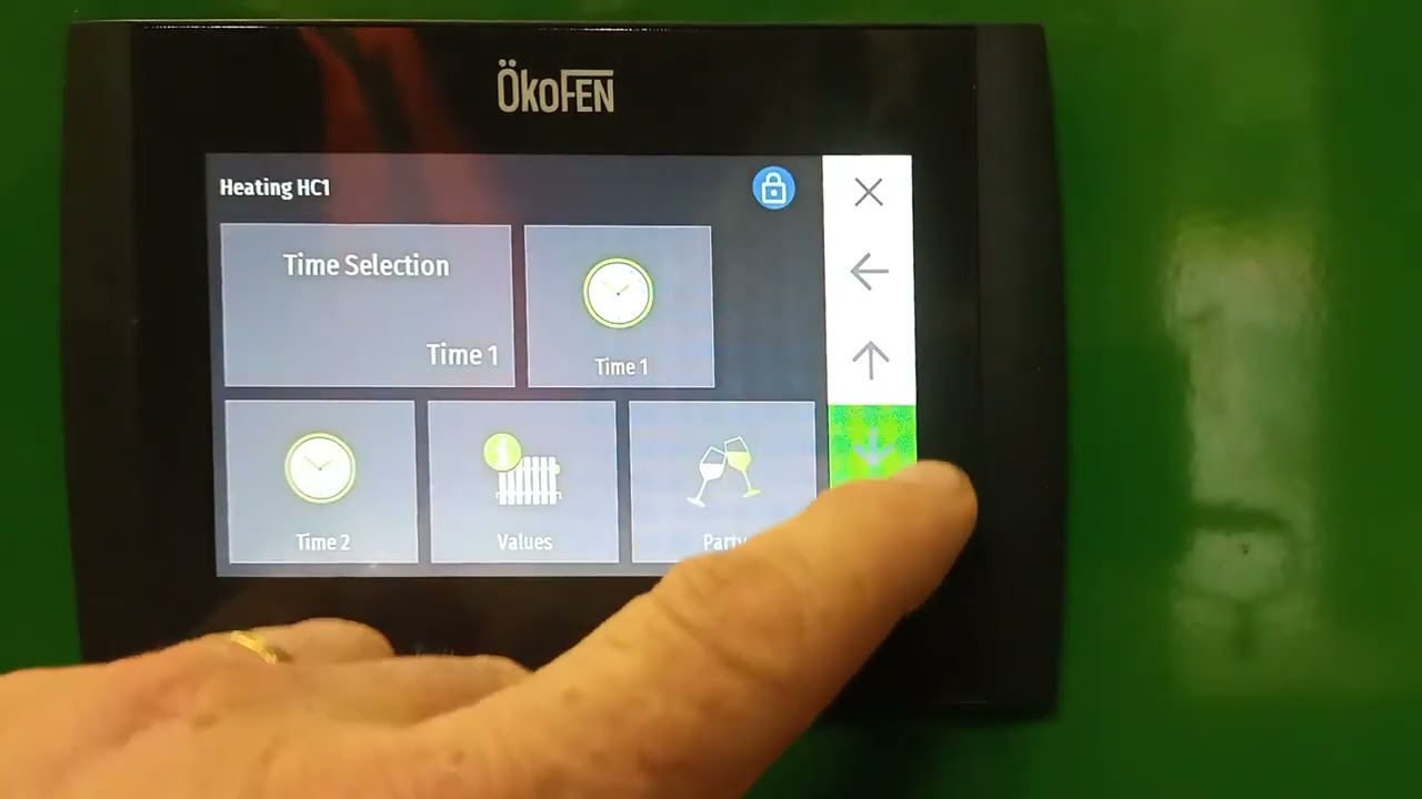 Okofen PES56 Basic controls