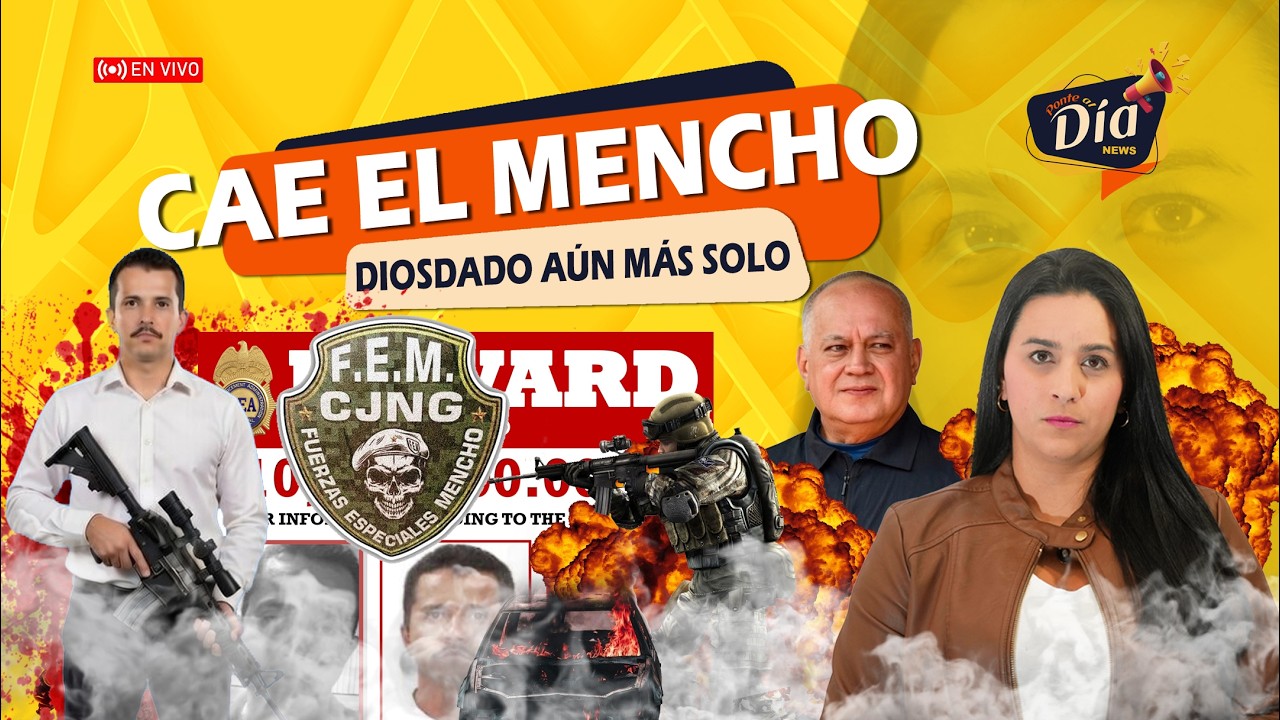 CAE EL MENCHO, ALIADO DE MADURO.MEXICO ESTALLA. PONTE AL DIA CON ANDREINA