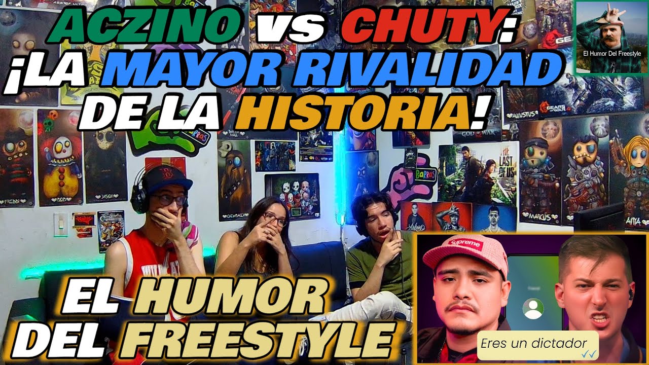 🔴COLOMBIANOS REACCIONAN a EL HUMOR DEL FREESTYLE ACZINO vs CHUTY - ¡DE LA AMISTAD AL ODIO!😬