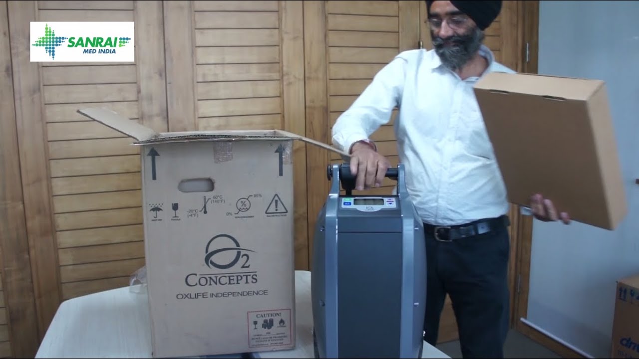 Unboxing of Oxlife Independence Transportable Oxygen Concentrator | Sanrai Shop