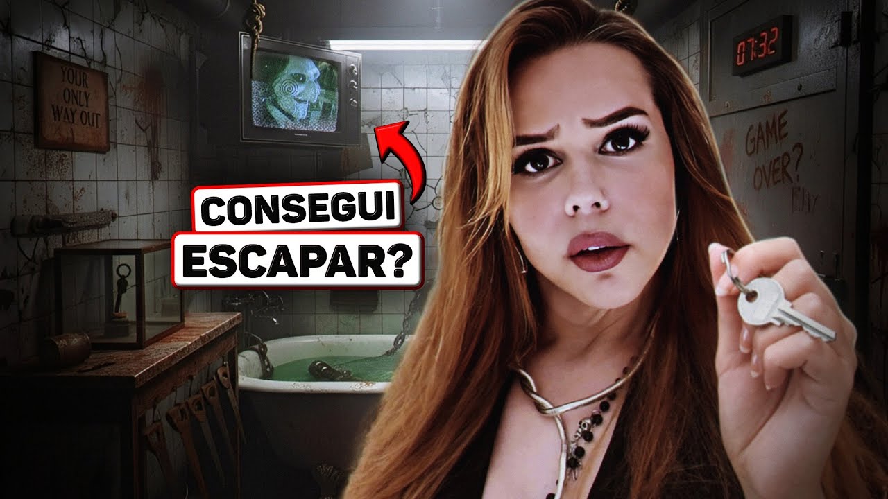 NOITE DO TERROR no ESCAPE ROOM do JOGOS MORTAIS 😨