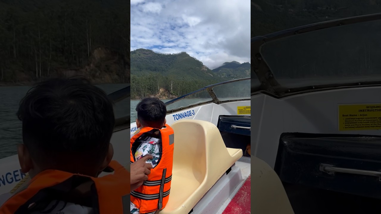 Hills + Speed boating = 😍|Munnar|Kerala #shorts #haryanvi #rider #boat #kerala #nature #reels #yt