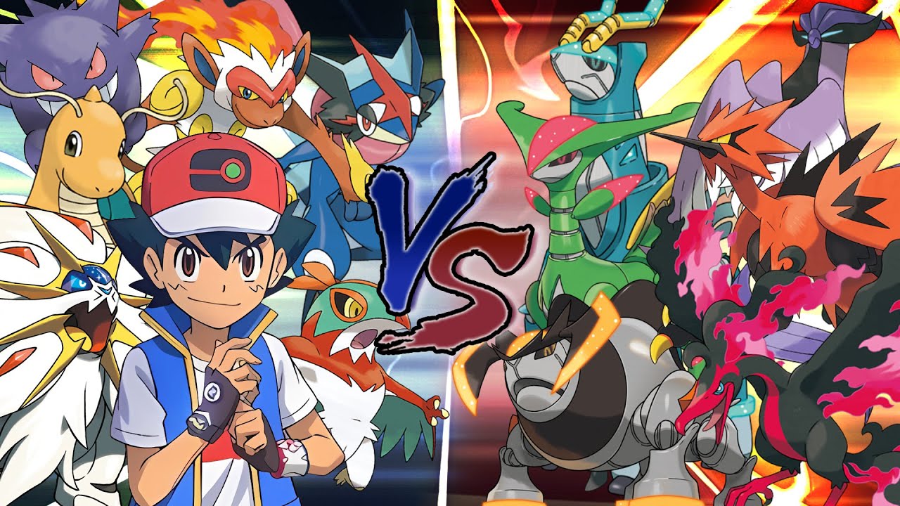 Pokemon Battle Theme: Ash Vs Legendary Birds and Deers