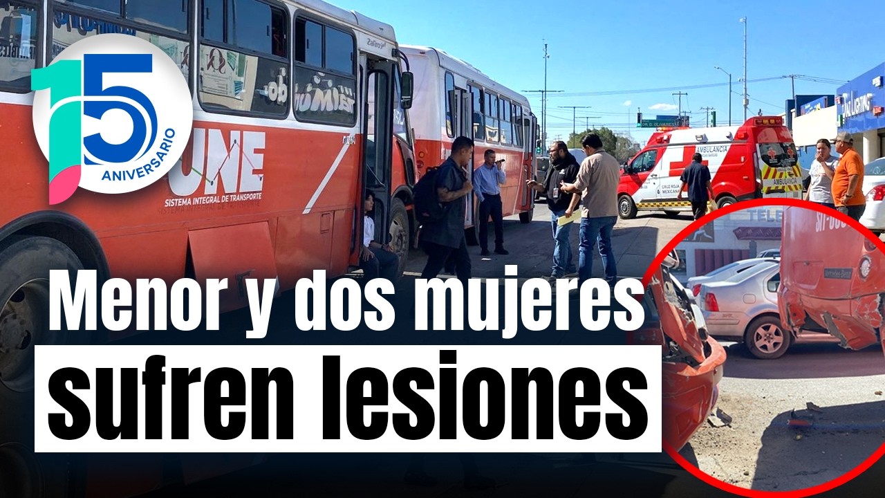 CHOCAN CAMIONES en Hermosillo: Hay 3 lesionados