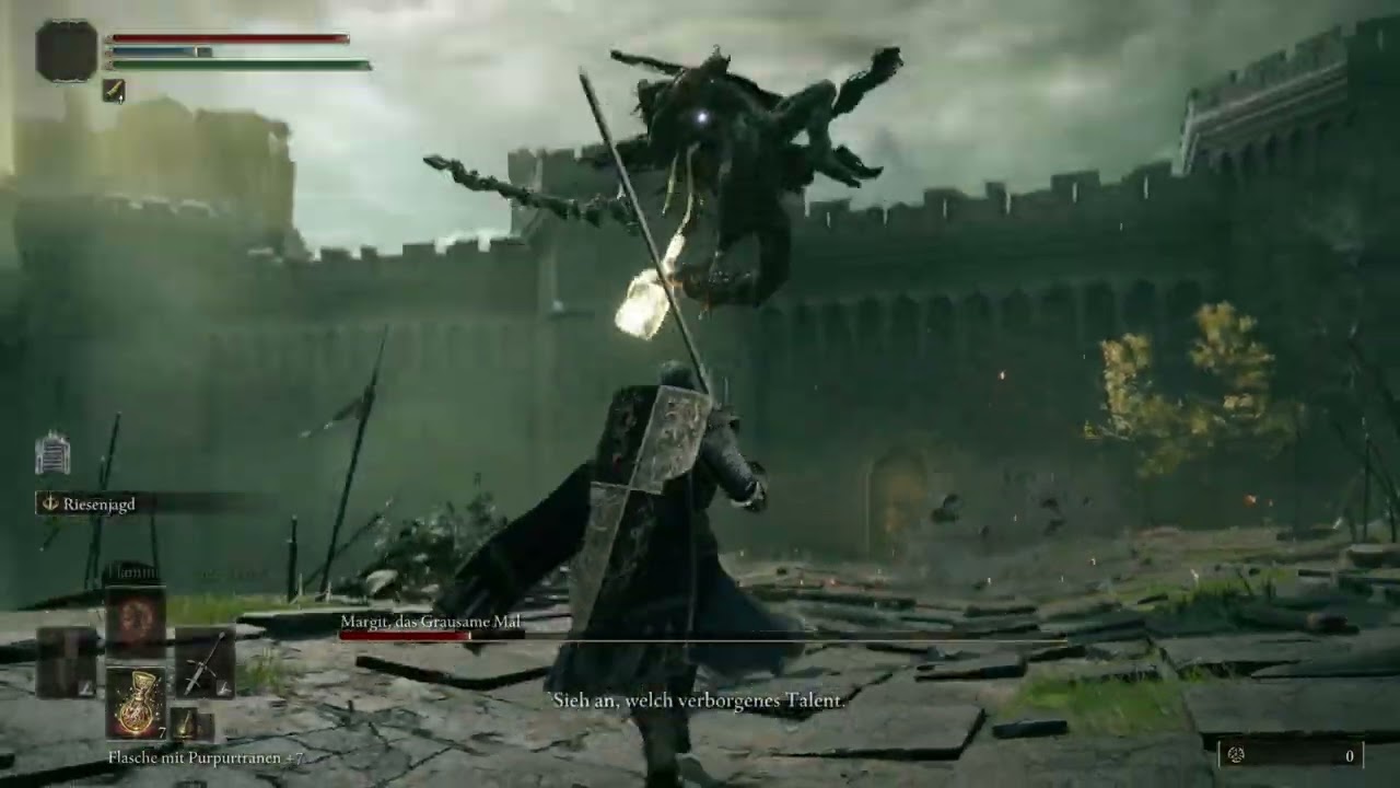 Margit The Fell Omen mets the Zweihander + Parry